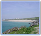 Click to enlarge.. Fistral Beach from Pentire 